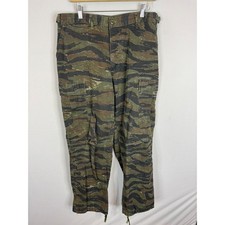 Frontline Usa Tiger Stripe Camo Cargo Pants Mens Medium Regular Bdu Trousers
