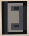 Albers, Untitled. 1970. (Grey Composition). Original Screen Print.