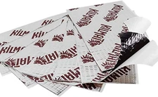 KILMAT 80 mil 18 sqft Car Sound Deadening Mat, Butyl silver with logo 
