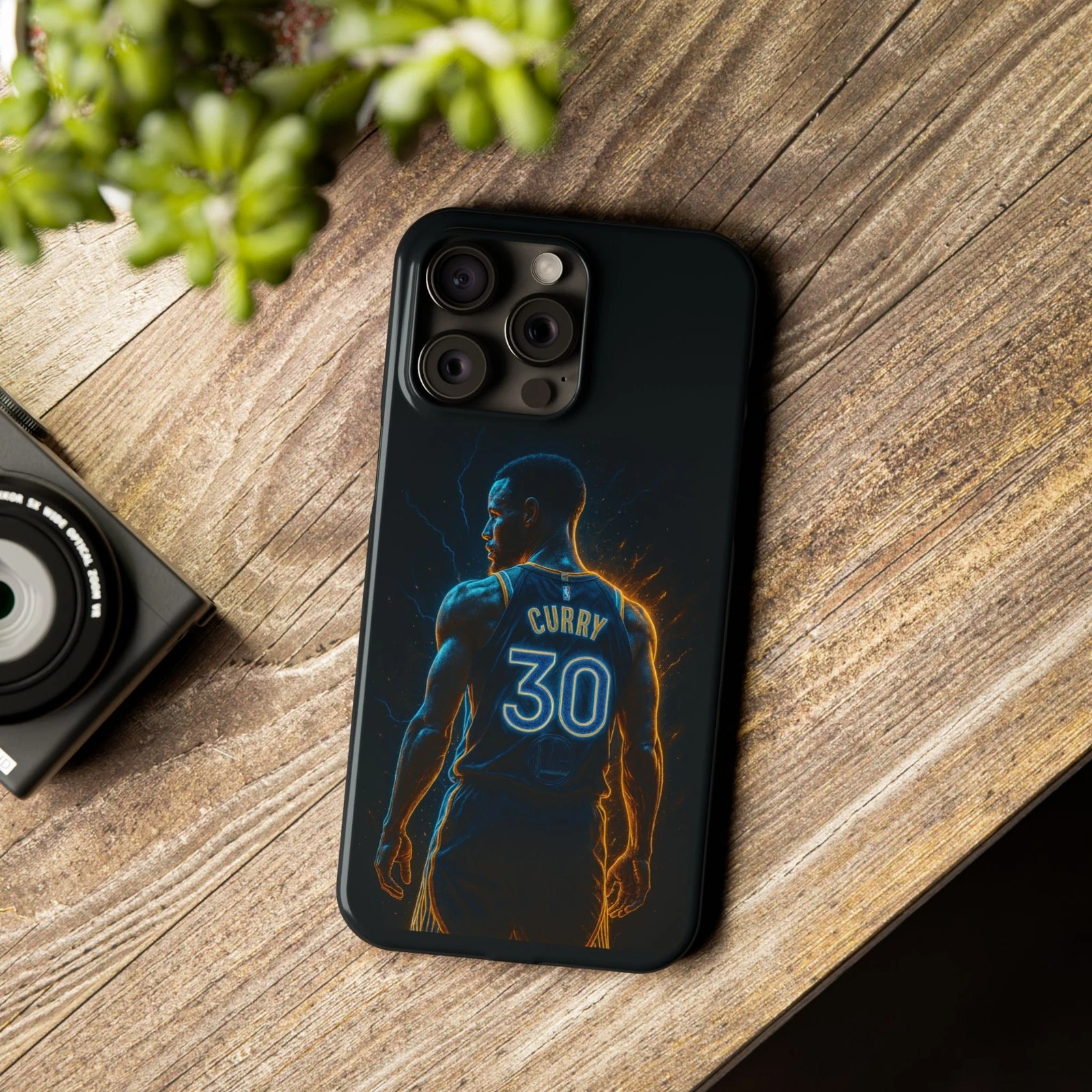 Stephen Curry Basketball iPhone Case, NBA Mobile Cover, Golden State Warriors