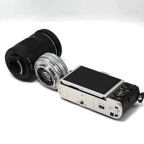 OLYMPUS PEN E-PL9 Negro + 14-42mm, 40-150mm Doble Zoom Kit con Batería, Cargador Foto 3 de 3