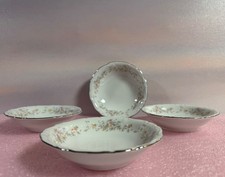 4 Johann Haviland Floral Splendor Berry Fruit Bowls Dessert Dish Bavaria China