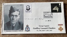 Henry T Ansell DFM signed Bomber Command special Grp Capt Leonard Cheshire VC