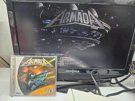 Armada (Sega Dreamcast, 1999) Game, Case, Manual - Tested and Working