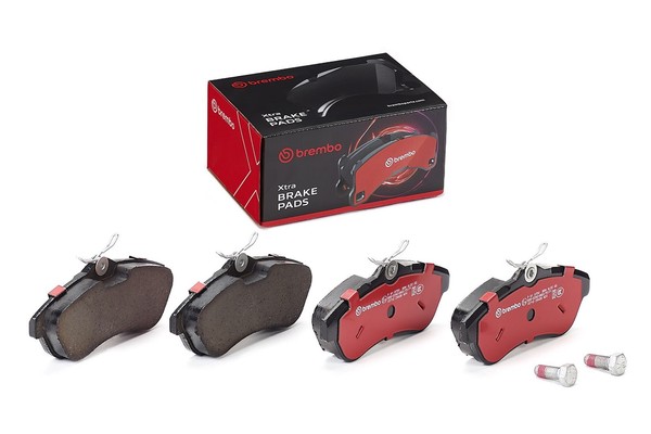Bremsbelagsatz Scheibenbremse Xtra Line Brembo P 61 075X FüR C3 CitroËN C2 1 16V-image