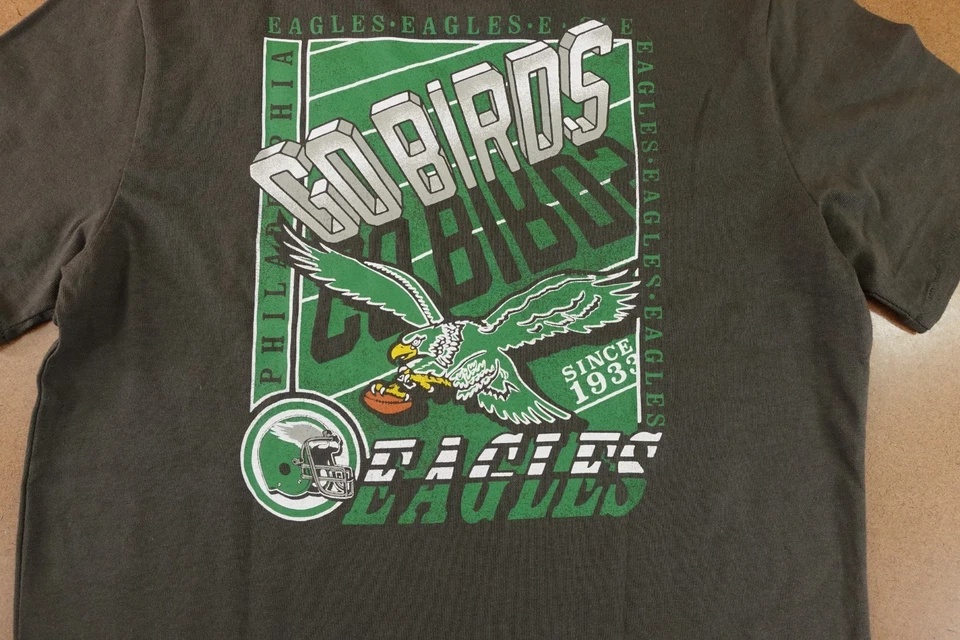 Camiseta Philadelphia Eagles X Gap comida chatarra niños talla 14-16 manga corta gráfica nueva con etiquetas Foto 2 de 4