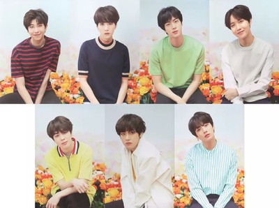 BTS World Tour Love Yourself Japan Edition Poster Set 7pcs 52x74cm