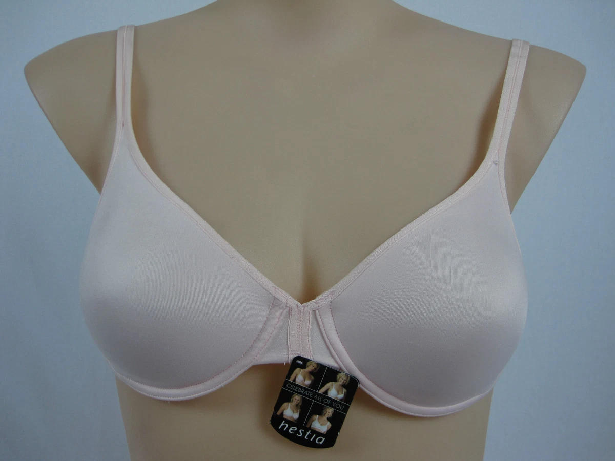 Hestia Ladies Everyday Soft Comfort Underwire Bra size 12B Colour Apricot