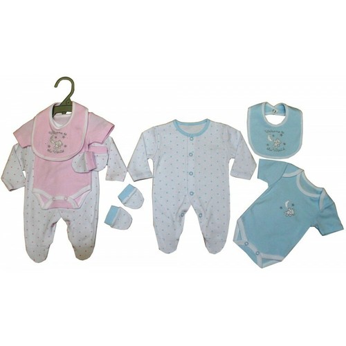 TINY PREM PREMATURE NEWBORN BABY BOY GIRL SLEEPSUIT GIFT SET LAYETTE