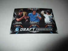 Trevor Rogers/Scott/Bleday 2019 Bowman Chrome Draft Progression #DPR-MIA