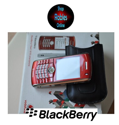 BlackBerry Pearl 8110 Red (Ohne SIM-Lock) 4BAND 2MP LED FLASH GPS OVP Neuwertig