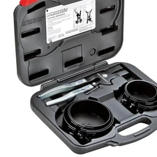Powerbuilt Heavy Duty Piston Ring Compressor Tool Set with Storage Case - 940387