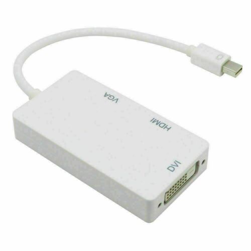Mini Display Port (DP)Thunderbolt to HDMI Adapter VGA DVI MacBook Pro Mac Air - Picture 5 of 7