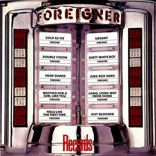 FOREIGNER - Records (RED Vinyl LP) 2018 Atlantic EU 603497857890 NEW / SEALED