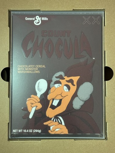 KAWS Limited Edition Count Chocula Cereal with Acrylic Display Box - Picture 2 of 2