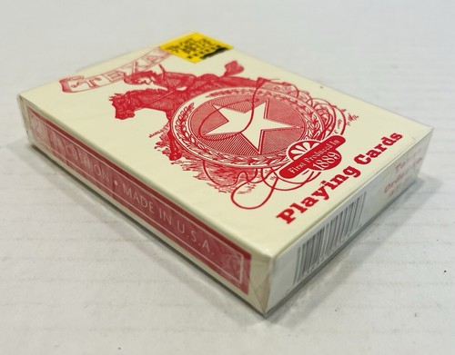 Texan Deck Of Poker Playing Cards 45-R SEALED Made In USA Cincinnati Ohio - Bild 3 von 8