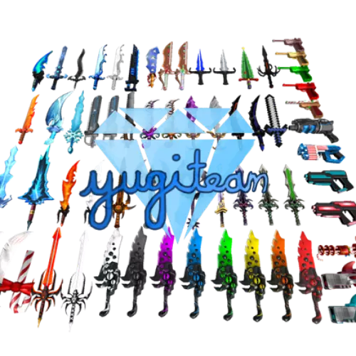 Roblox Murder Mystery 2 MM2 Golden Vintage Godly Knifes and Guns