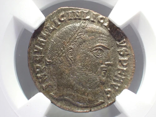 🔥 AD 308-324 ROMAN EMPIRE (Licinius I) BI Reduced Nummus NGC CH XF