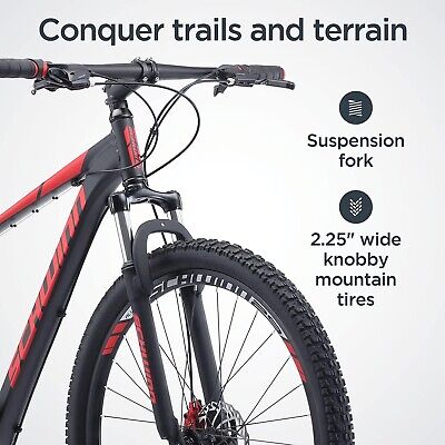 Schwinn Bonafide Mens Mountain Bike, Front Suspension, 24 Schwinn Bonafide Mens Mountain Bike, Front Suspension, 24