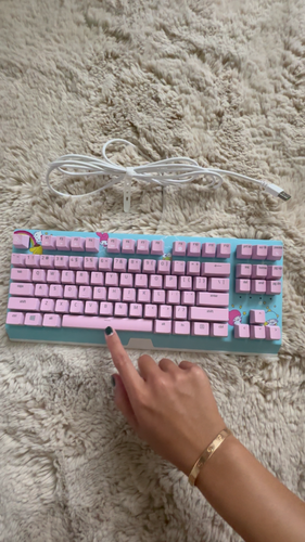 Razer x Sanrio Hello Kitty¹ Limited Edition Mechanical Keyboard Gaming 87 Keys - Video 1 of 1