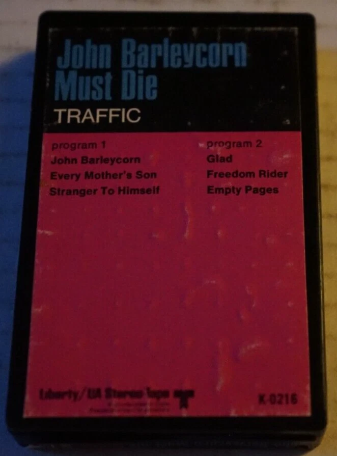 Traffic ‎– John Barleycorn Must Die Clam Shell Cassette Tape 1970 Vintage Htf - Image 2 of 4