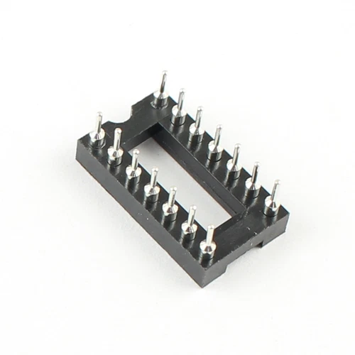 200 STCK. IC Buchsen DIP-14 bearbeitet DIP SIP Runde Kontakt Stifte Löcher 2,54 mm DIP 14 - Bild 12 von 13