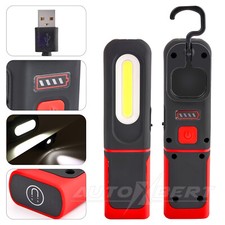 Magnetic Rechargeable Work Light LED COB Emergency Car Mechanic Inspection Torch