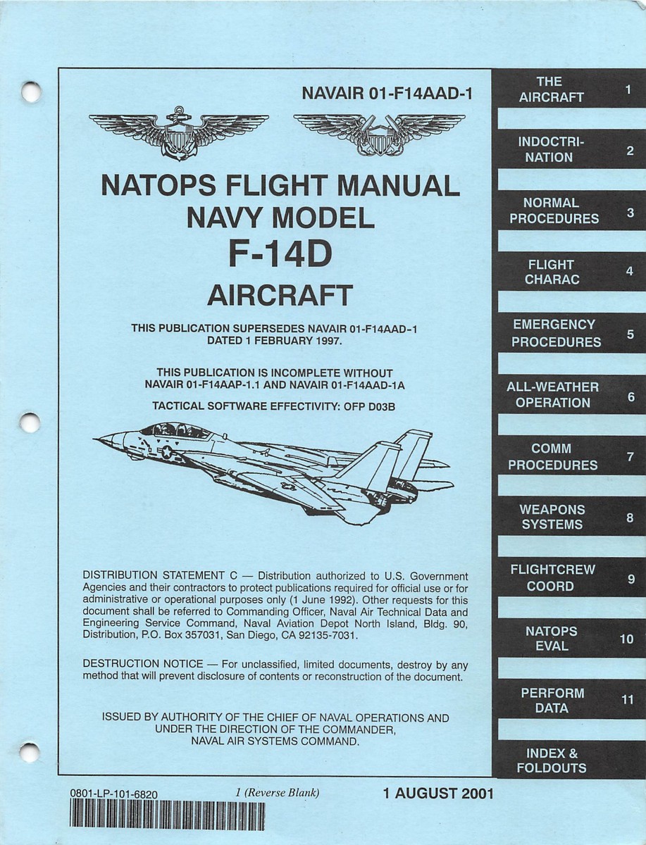 F-14 トムキャット パイロット フライト マニュアル Vol. 1 F-14 トムキャット パイロット フライト マニュアル Vol. 1 F-14
