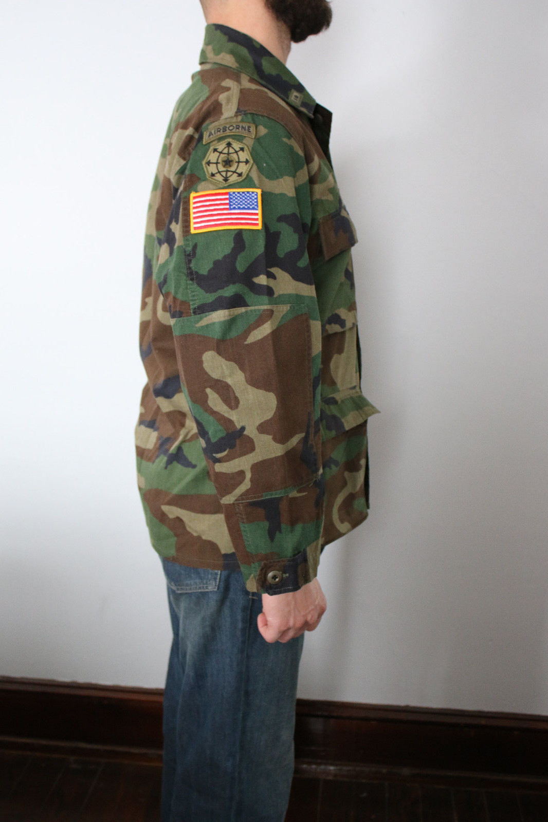 Mens US Military Army Button Down Shirt eBay