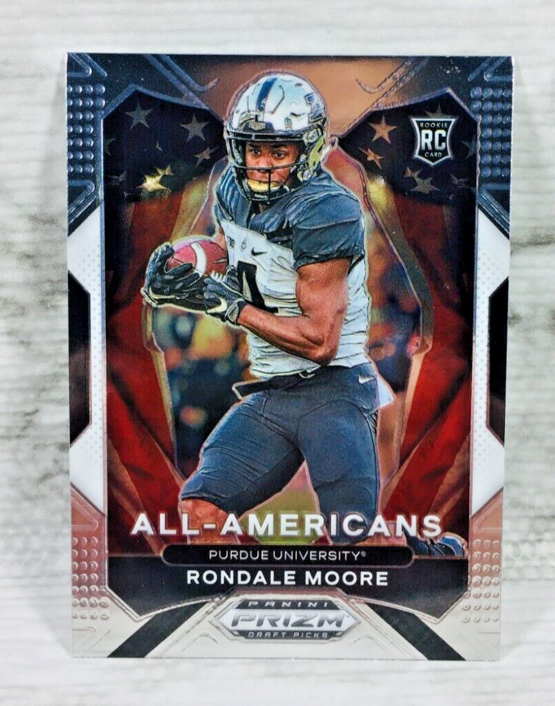 2021 PANINI PRIZM DRAFT PICKS #187 RONDALE MOORE RC ROOKIE (ALL-AMERICANS)