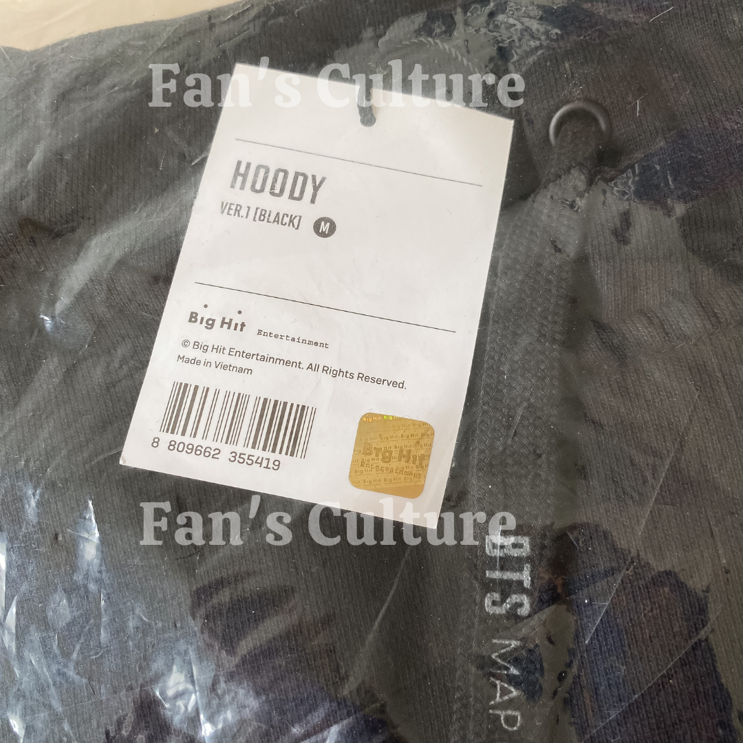 OFFICIAL BTS Map of the Soul Tour Concert Merch Hoody Ver 1 SEALED
