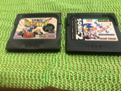 Sega Game Gear Sonic2, Sonic Drift 2er Set gebraucht Japan nur Cartrage