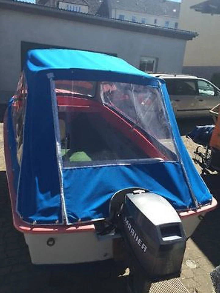 Cabrioverdeck, Klappverdeck, Verdeck, Sonnensegel für Motorboot Ibis 2 & 3 - Bild 3 von 4