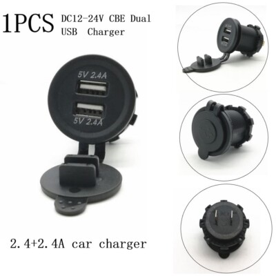 12V CBE C Line Dual Double USB Steckdosenmodul Ladegerät für Wohnmobile Caravan