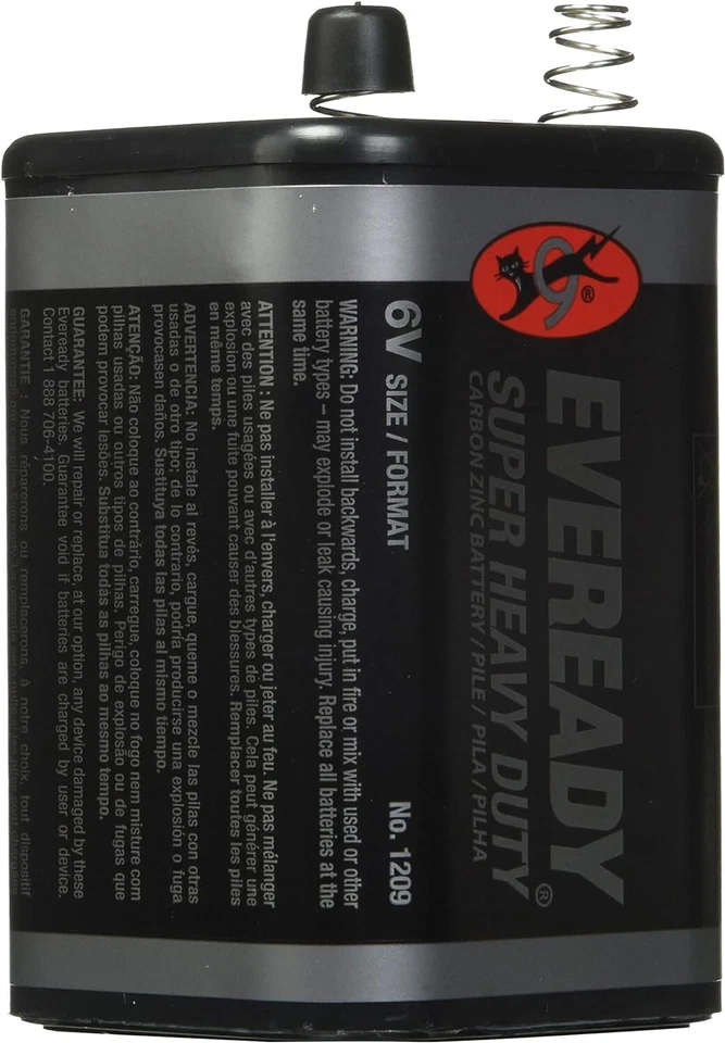 EVEREADY 6V Battery, Super Heavy Duty 6 Volt Battery, 1 Count - Image 3 of 3