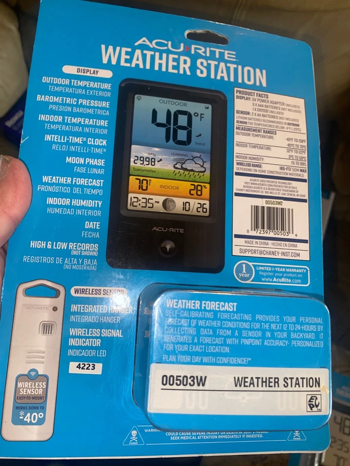 Acu Rite Weather Station. Wireless Sensor. Temperature & Humidity - Image 4 of 4