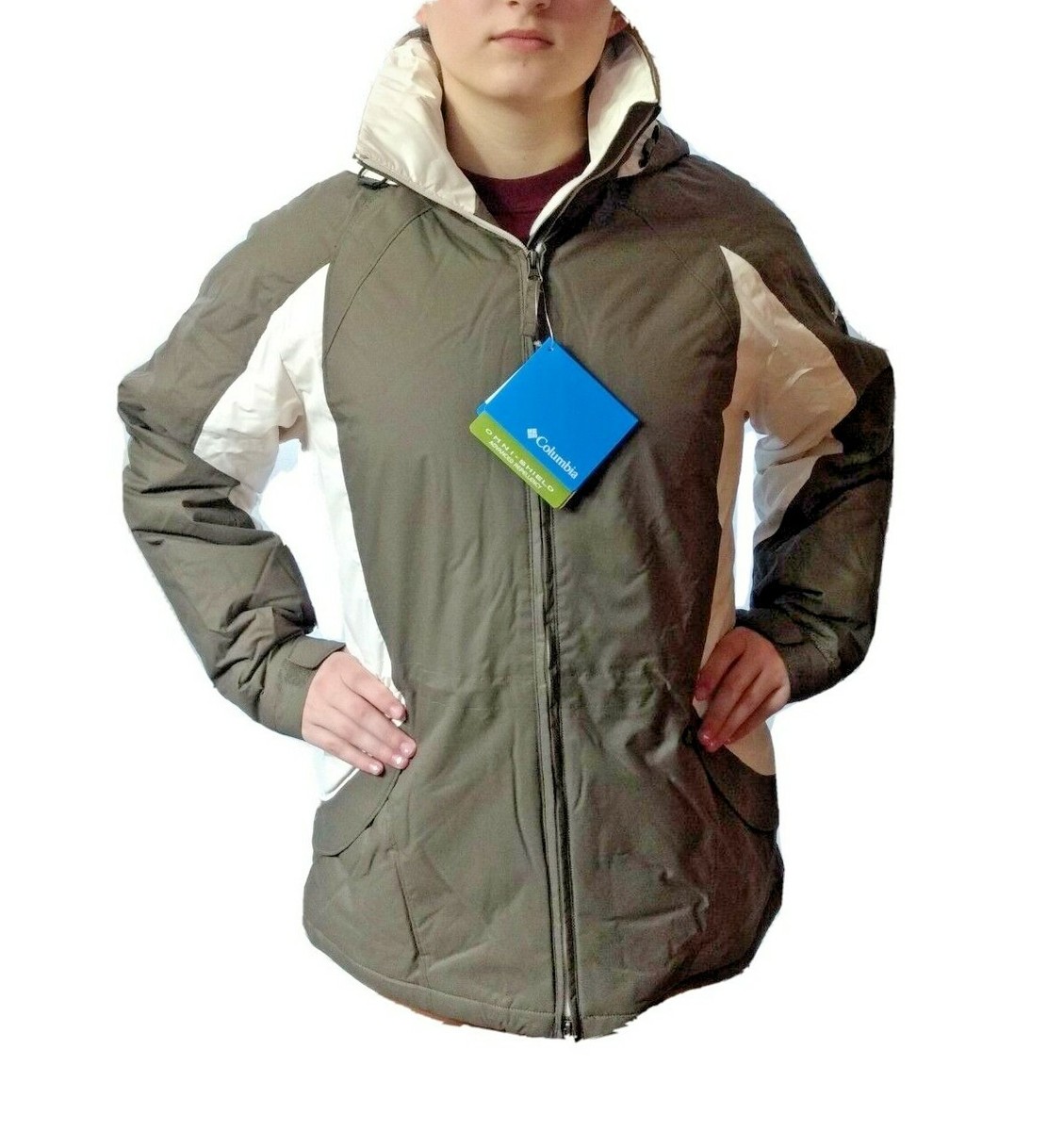 Columbia Coat Jacket Women's Size M Women Omni Shield Hooded