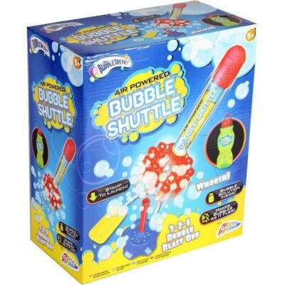 Bubble Stomp n Fire Luft Raketenwerfer für Kinder Schaumstoffrakete Spielzeug Wissenschaft Geschenk