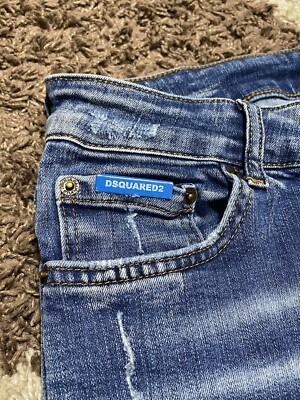 DSQUARED2 MENS SKATER JEANS SLIM FIT VINTAGE MADE IN ITALY DSQUARED2 MENS SKATER JEANS SLIM FIT VINTAGE MADE IN ITALY