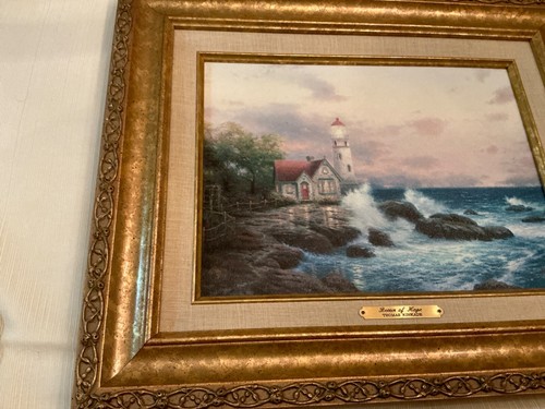 ‘Beacon Of Hope’ by Thomas Kinkade Authentic 1997 III Ed. Canvas Print w/COA - Picture 5 of 6