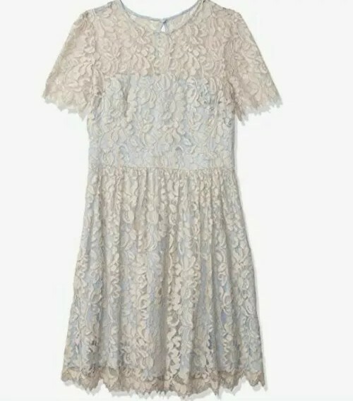 Women's Eliza J Fit & Flare Dress, Size 12 - Blue Women's Eliza J Fit & Flare Dress, Size 12 - Blue