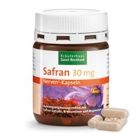 60 Safran Nerven Kapseln (1 Dose) Sanct Bernhard + Magnesium + B-Vitamine
