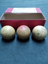3 ANCIENNES BOULES DE BILLARD NAPOLEON III 3  XIX, COLLECTION 