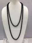 Long Faux Pearl Beaded Chain Necklace Many Colours Available Gift For Women