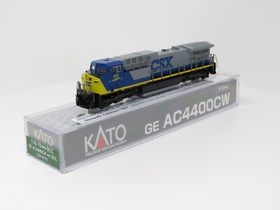 Kato N 176-7044-DCC CSX GE AC4400CW Diesel Locomotive Freight Train