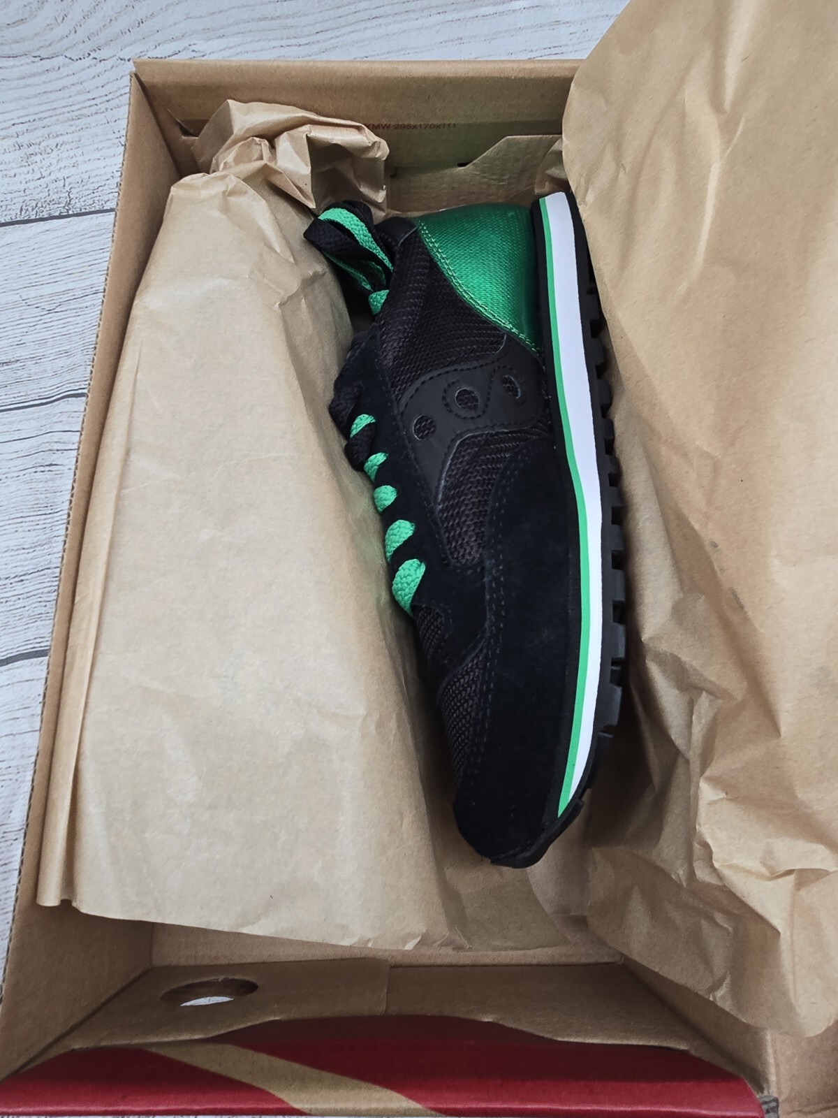 Saucony Jazz Low Pro Sneaker St. Patrick's Day Shamrock Notre Dame Irish Sz 5