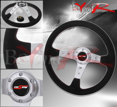 Tracking Drifting Steering Wheel 6-Bolt Hole Light Weight Godsnow Button