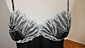 Lise Charmel Dressing Floral Nightdress AC/Argent Crea L 72 Luxury Nightwear