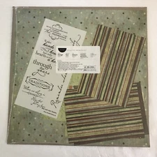 2009 Creative Memories 12x12 Additions Pack of paper & Stickers ~ HERITAGE ~ NIP