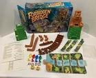 RARE Forbidden Bridge by MILTON BRADLEY 1992 Vintage Board Game Works Incomplete